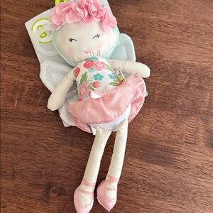 Goldbug floral fairy activity doll for ages 0+ months